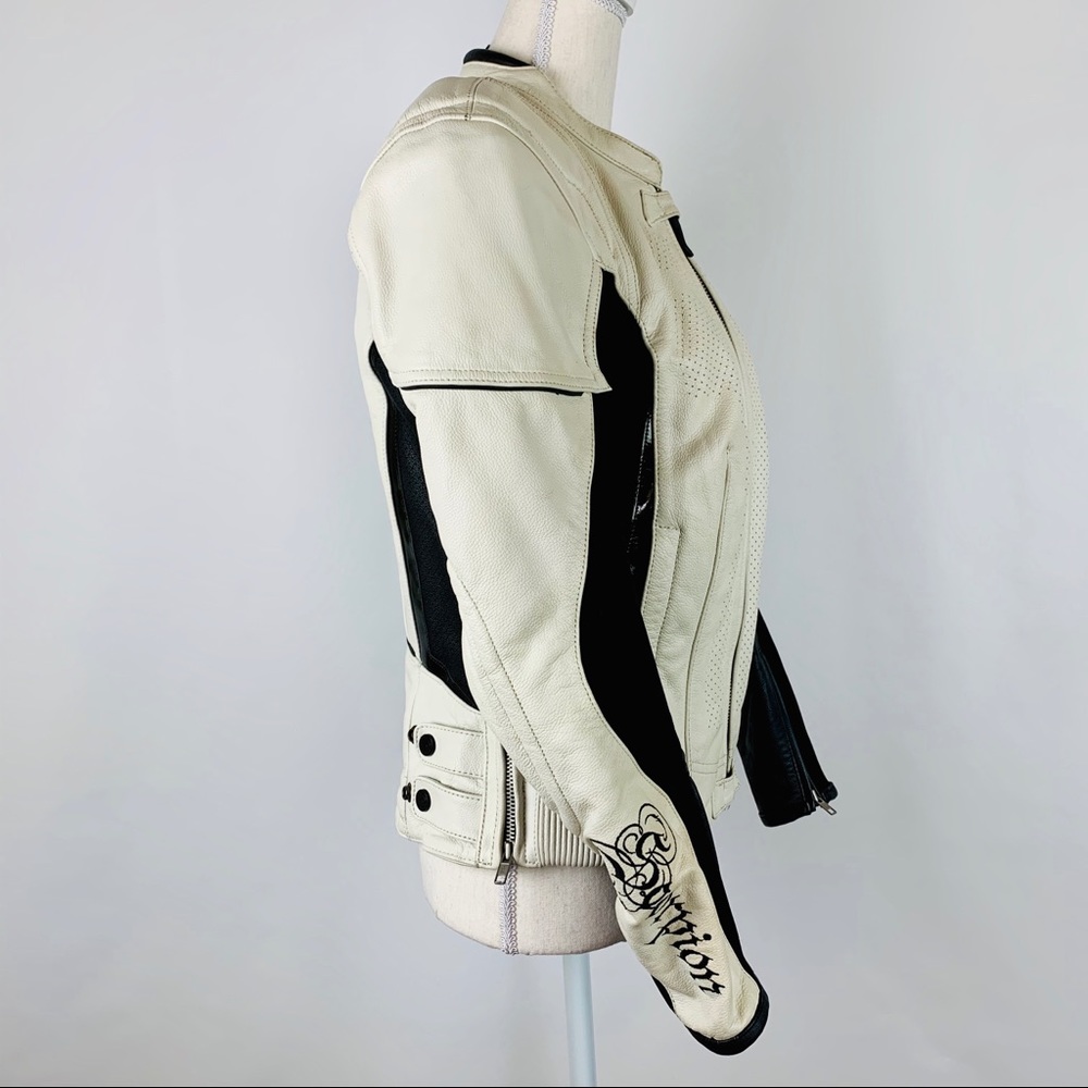 Scorpion Motorcycle Jacket White M Exo Skeletal - Picture 3 of 8